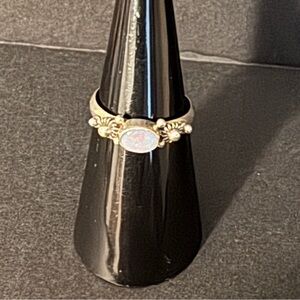 Sterling Silver Opal Ring